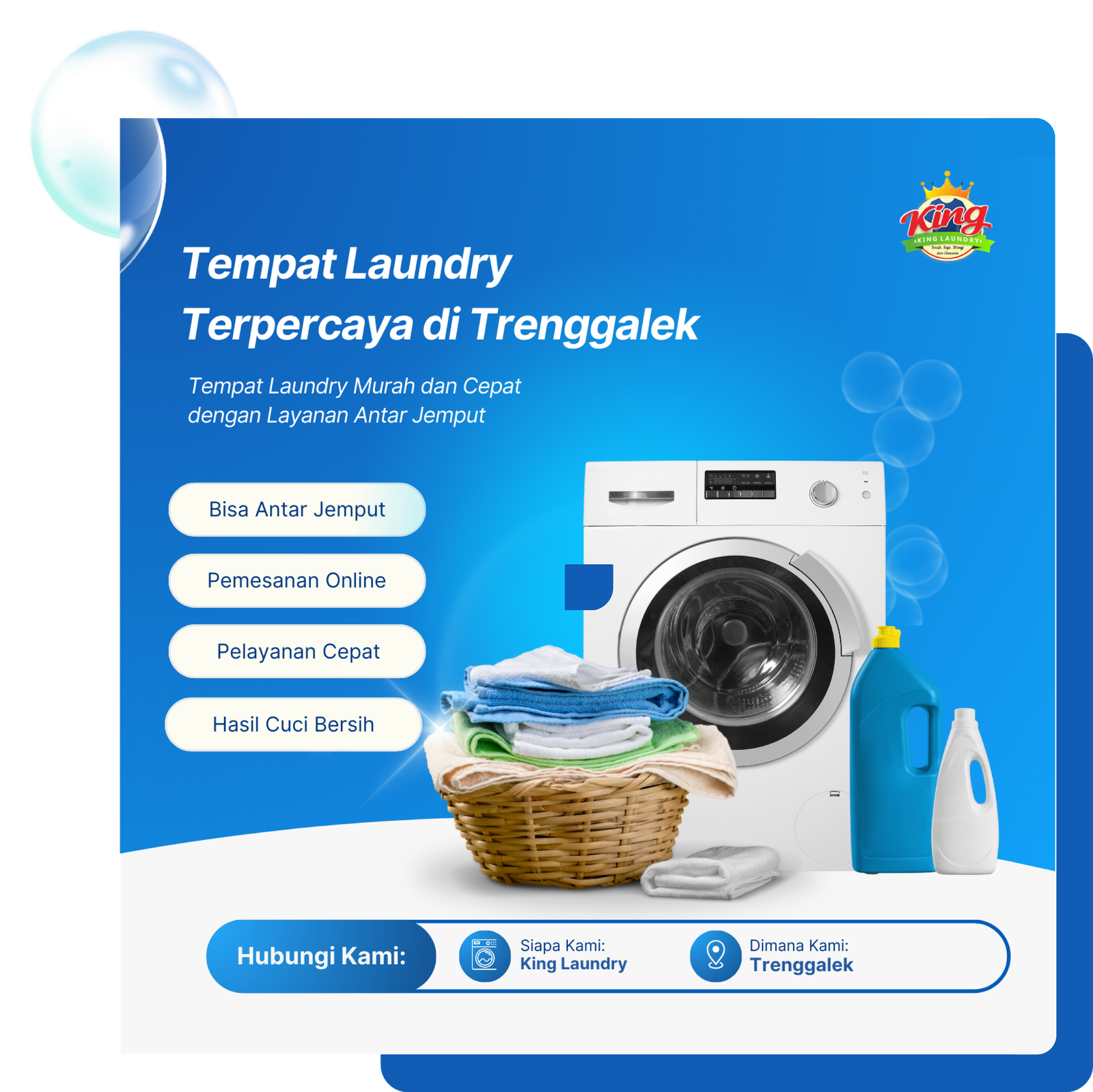 King Laundry Mesin